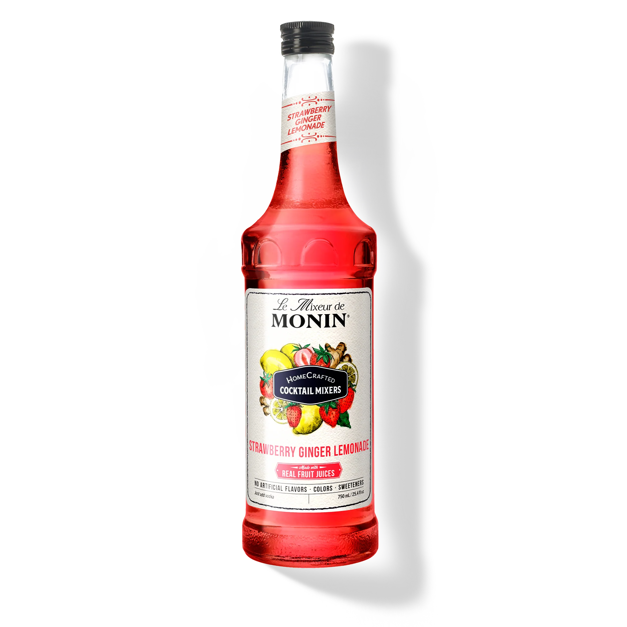 HomeCrafted Strawberry Ginger Lemonade Cocktail Mixer
